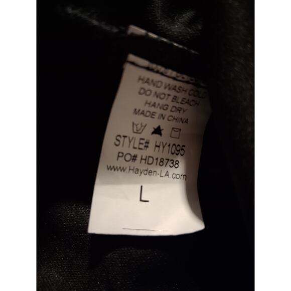 Hayden LA Daileylook Open Knit Women's Size Large Babydoll Mesh Whimsigoth Dress - Picture 11 of 12